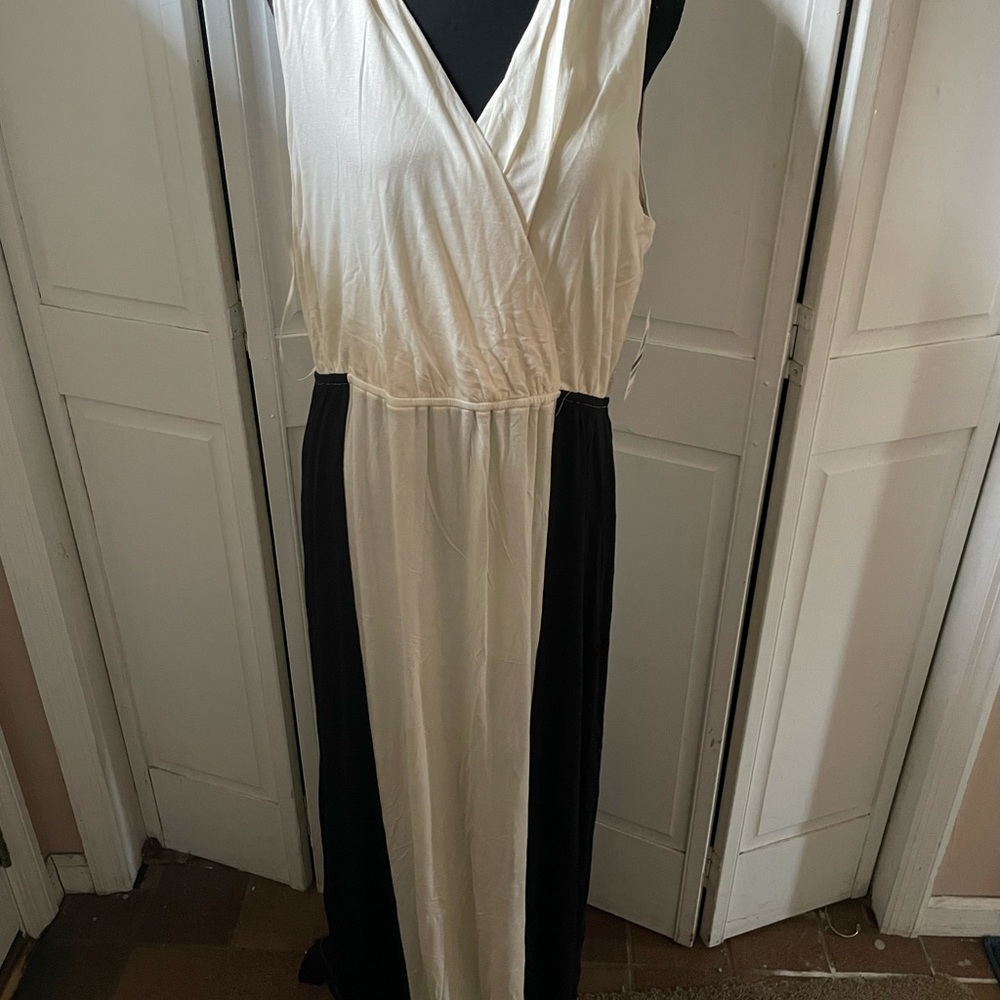 V Neck, Sleeveless, Long Woman’s Dress